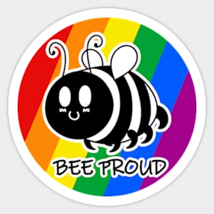 Bee Proud RAINBOW Sticker